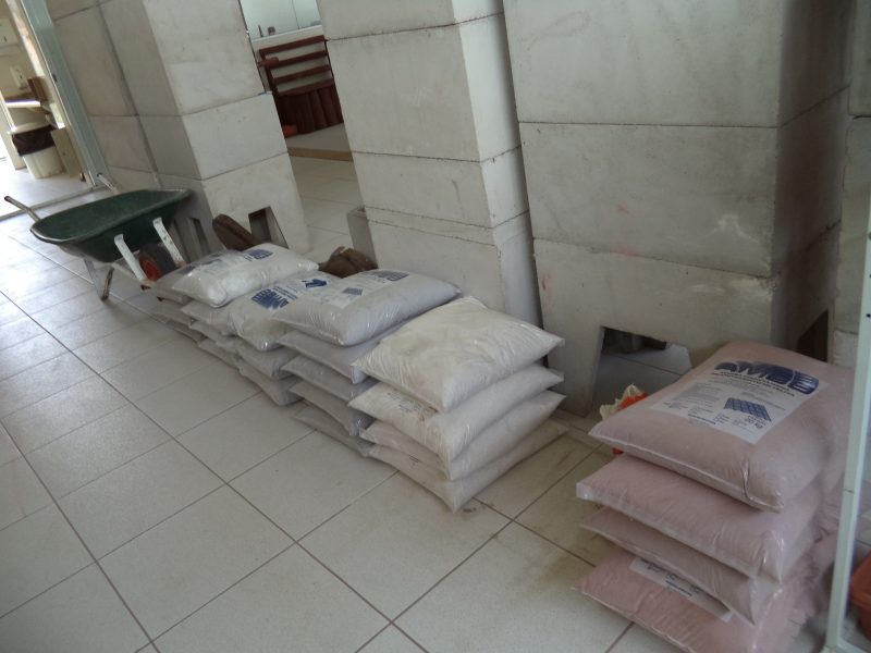 Argamassa para cumeeira