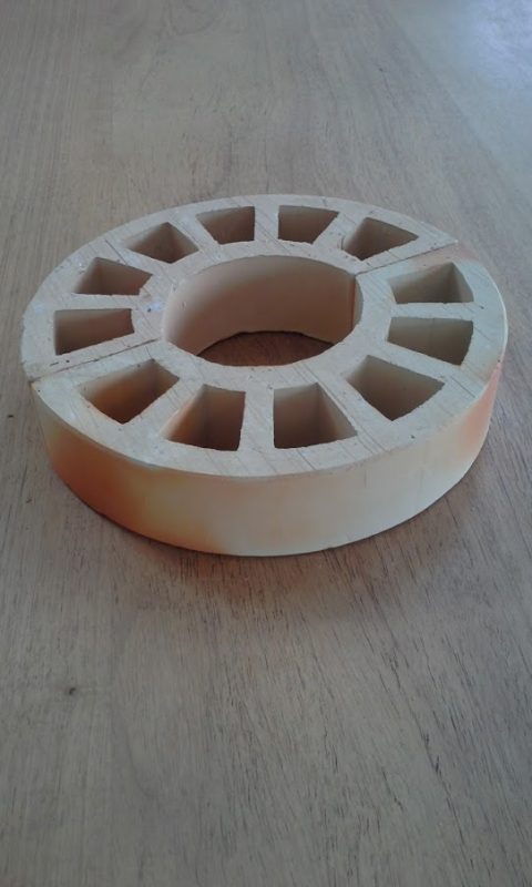 Tijolo para coluna redonda